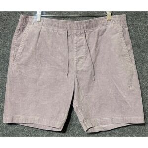 Vissla No See Ums Shorts Mens Large Corduroy Elastic Waist Drawstring Lavender